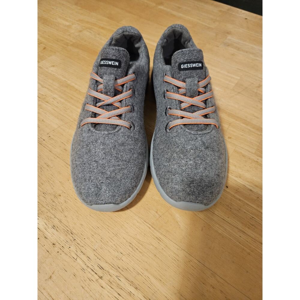 Giesswein Merino Runner Women's US 8 EU 38 Gray Lace Up Sneakers Rubber Sole